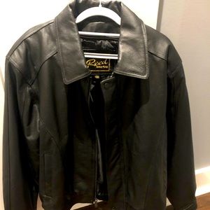 Men’s Reed Leather Bomber Jacket